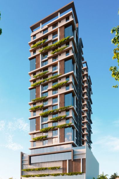 Jardins Begônia — fachada oficial do empreendimento em Itapema, Dubran Empreendimentos